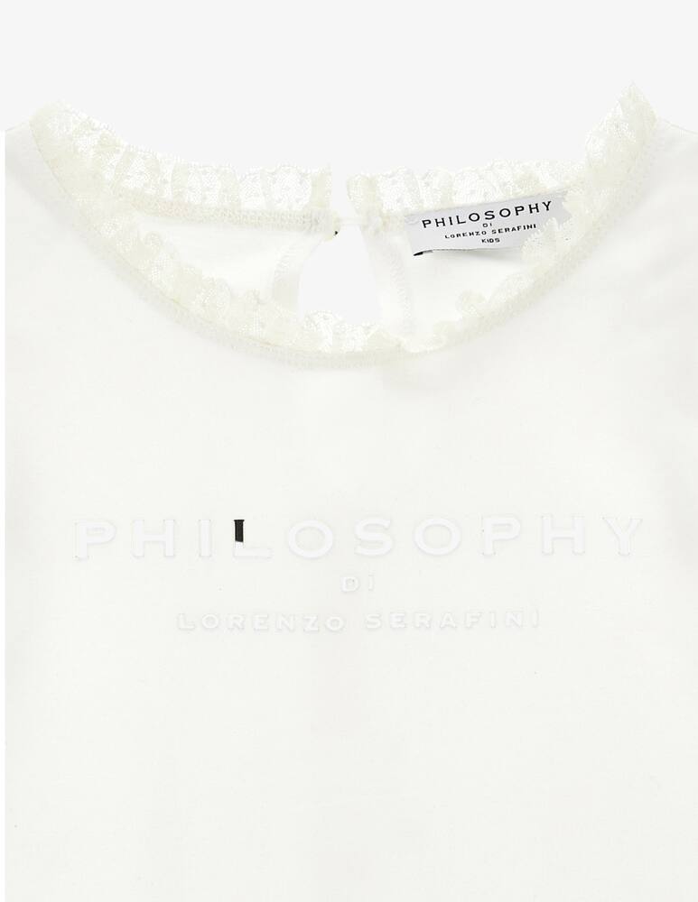 Philosophy Logo ruffle jersey t-shirt - picture 3 Philosophy Logo ruffle jersey t-shirt - picture 3
