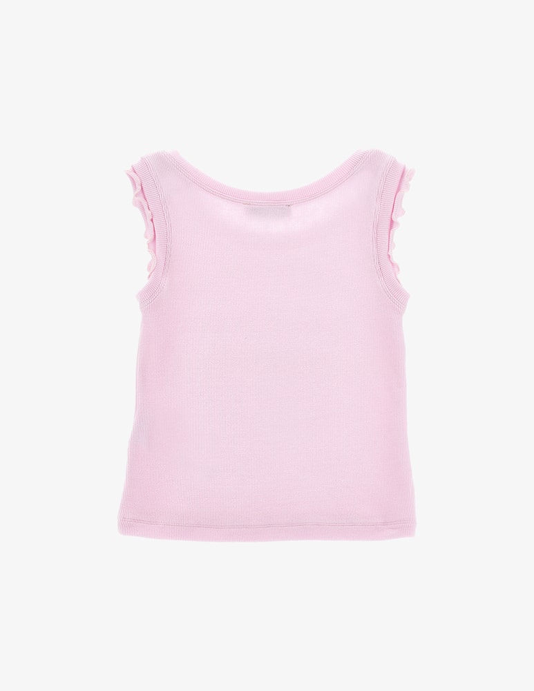 rinascente Philosophy Ribbed logo tank top