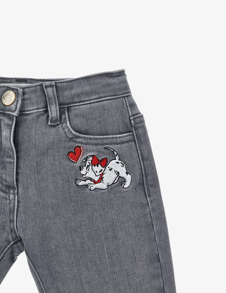 rinascente Monnalisa Jeans con ricamo Lucky Dalmatian