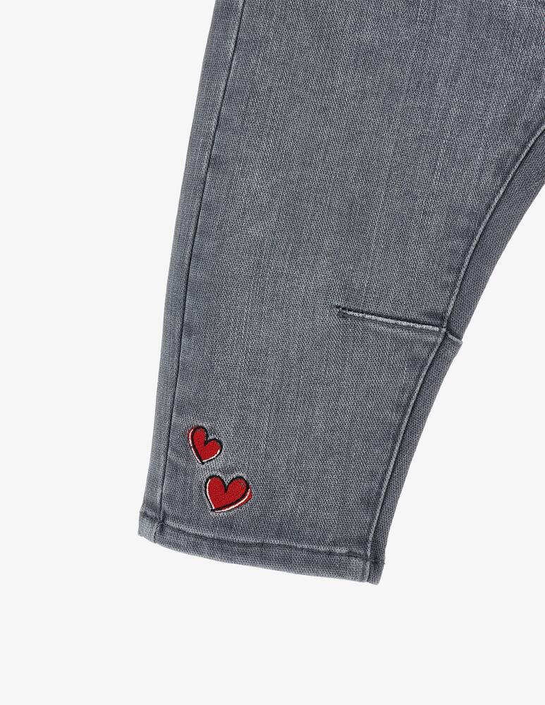 rinascente Monnalisa Jeans con ricamo Lucky Dalmatian
