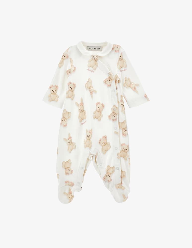 Monnalisa Tutina stampa teddy allover - immagine 1 Monnalisa Tutina stampa teddy allover - immagine 1