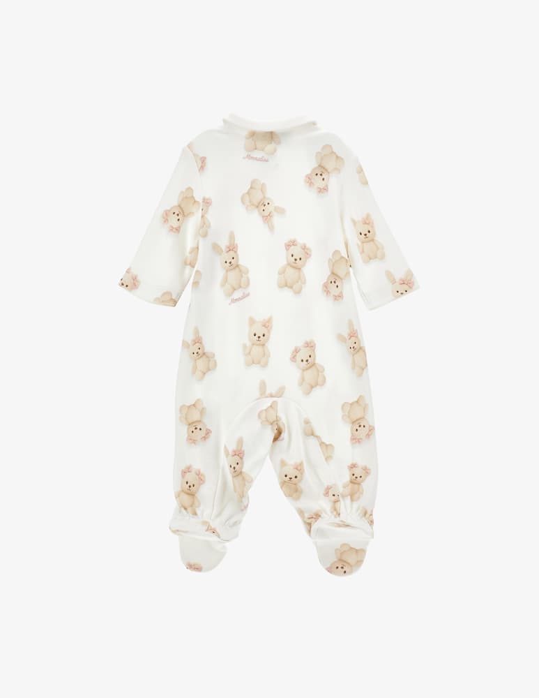 Monnalisa Tutina stampa teddy allover - immagine 2 Monnalisa Tutina stampa teddy allover - immagine 2