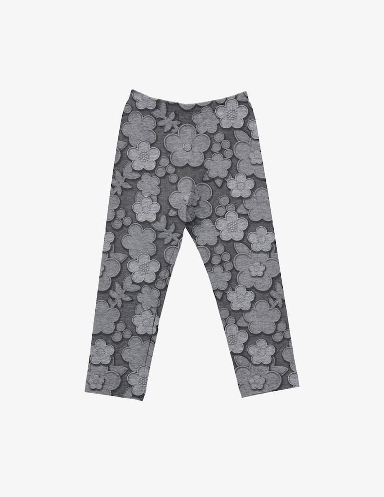 rinascente Monnalisa Leggings in punto milano a fiori