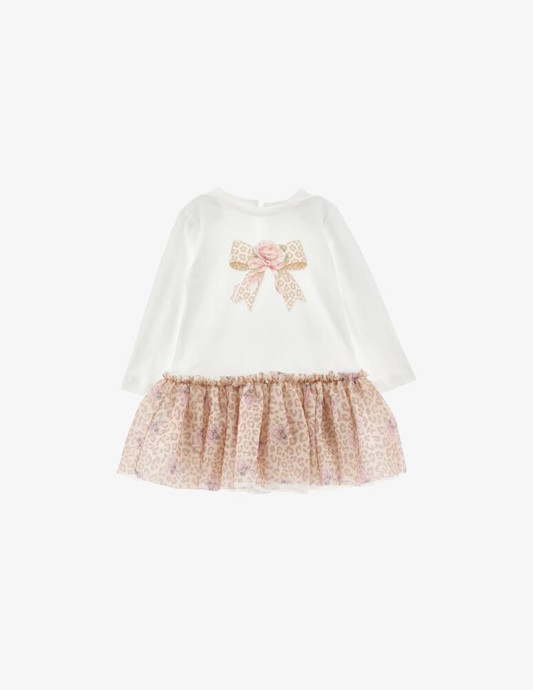 rinascente Monnalisa Jersey dress with bow detail