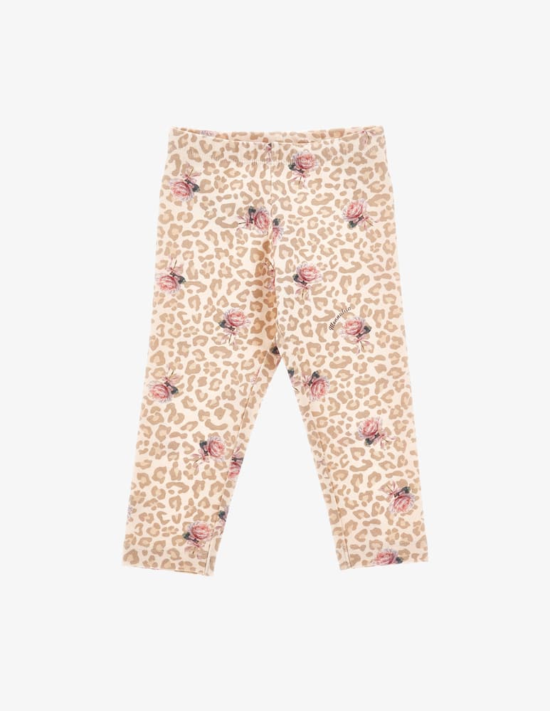 Monnalisa Leggings in jersey fantasia macula - immagine 1 Monnalisa Leggings in jersey fantasia macula - immagine 1