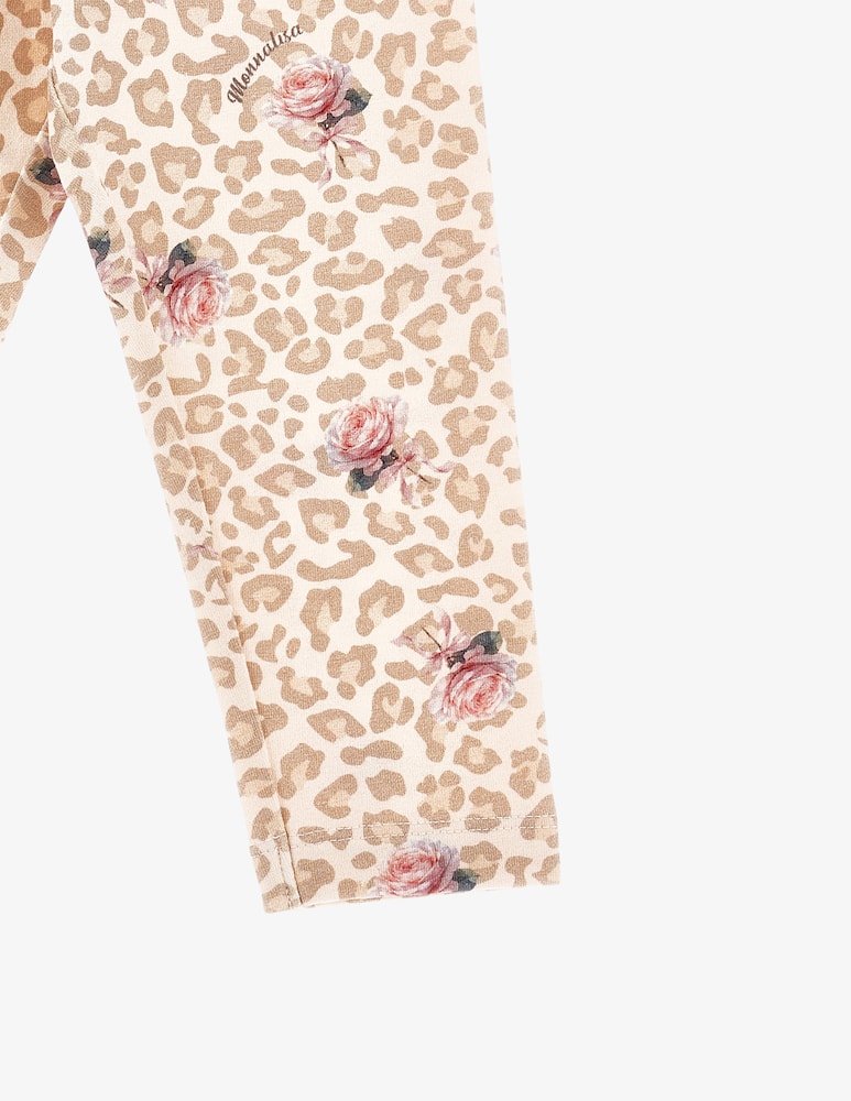 Monnalisa Leggings in jersey fantasia macula - immagine 3 Monnalisa Leggings in jersey fantasia macula - immagine 3