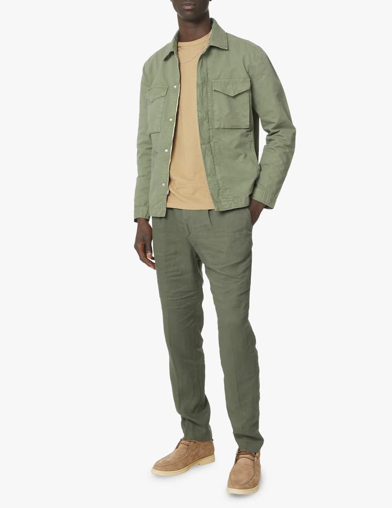 rinascente Tela Genova Giacca da lavoro in canvas brenno - verde