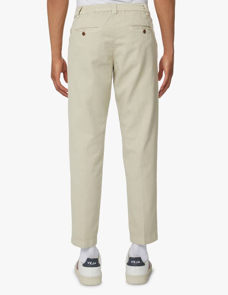 rinascente Re-HasH Rubber band relax pablo chino pant - beige