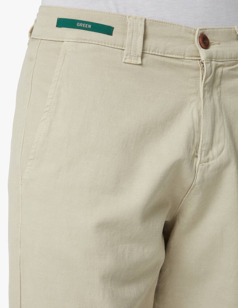 Re-HasH Pantalone chino pablo relax elastico - beige - immagine 4 Re-HasH Pantalone chino pablo relax elastico - beige - immagine 4