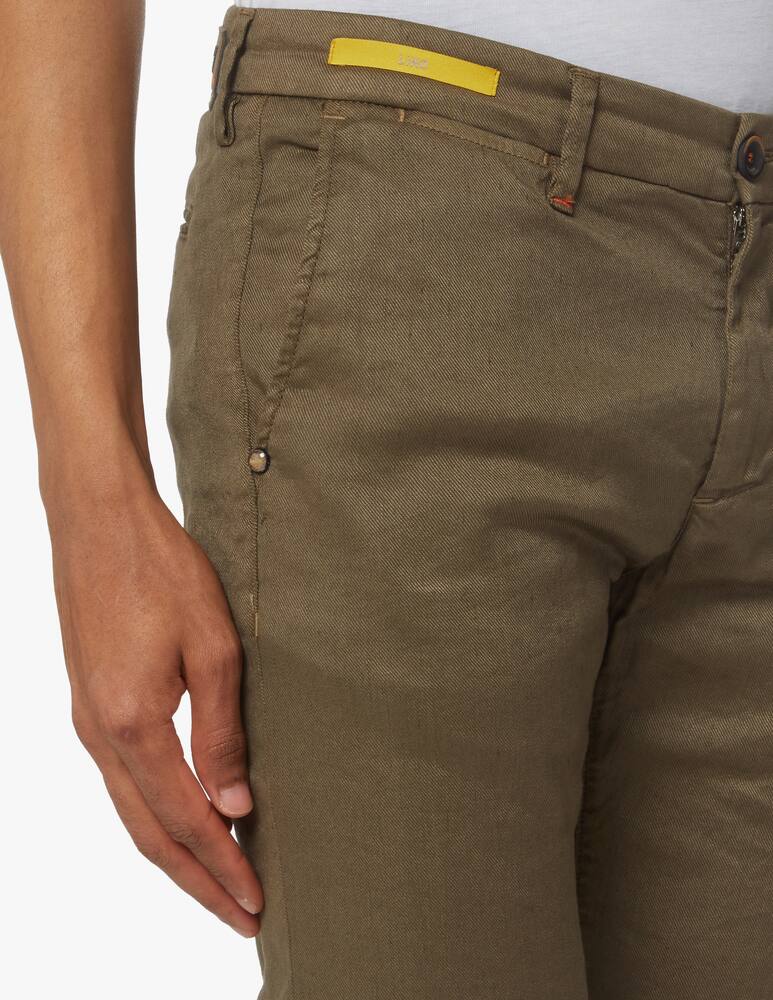 rinascente Re-HasH Pantalone mucha lino - marrone