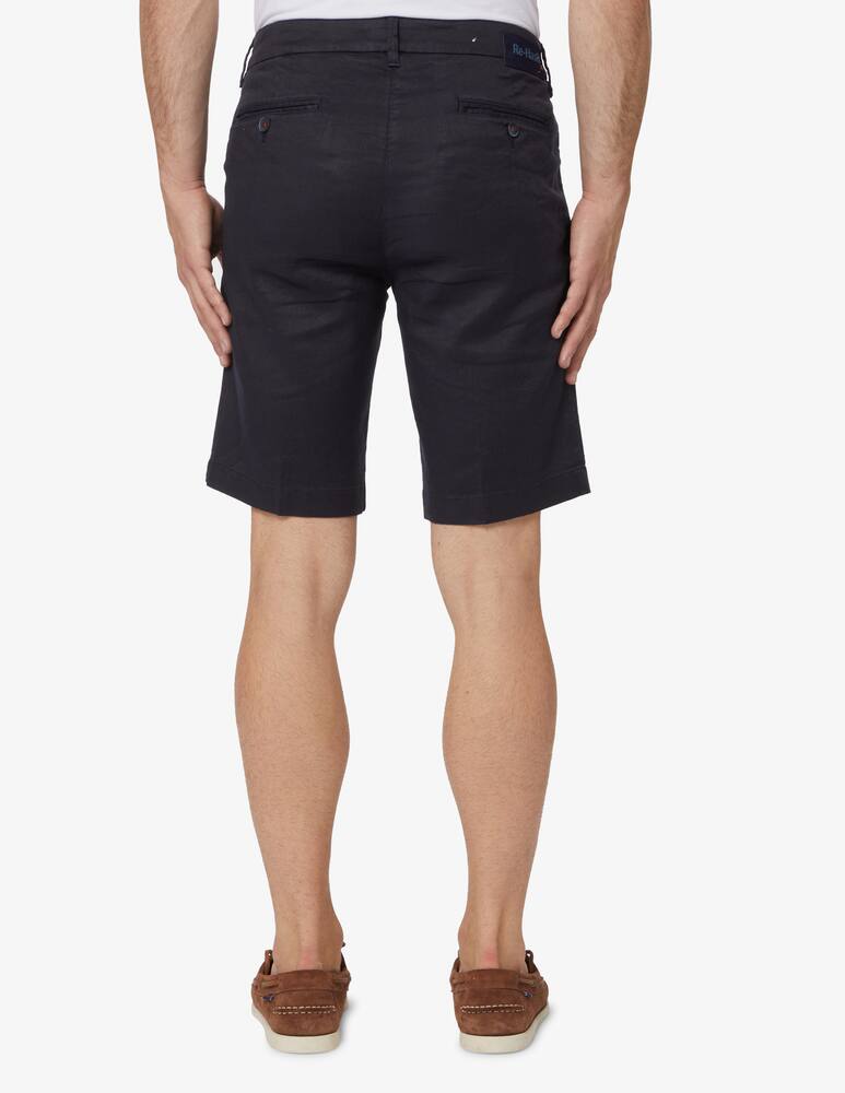 rinascente Re-HasH Bermuda bernini chino lino armatu - blu