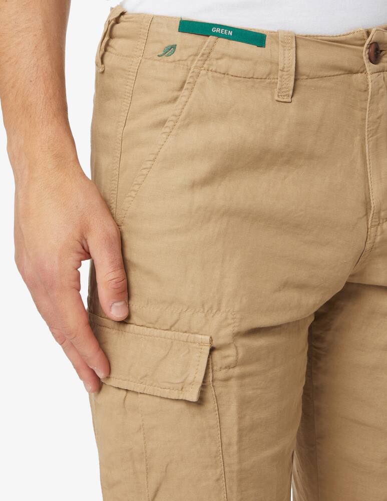 rinascente Re-HasH Pantalone cargo barro canapa light - beige