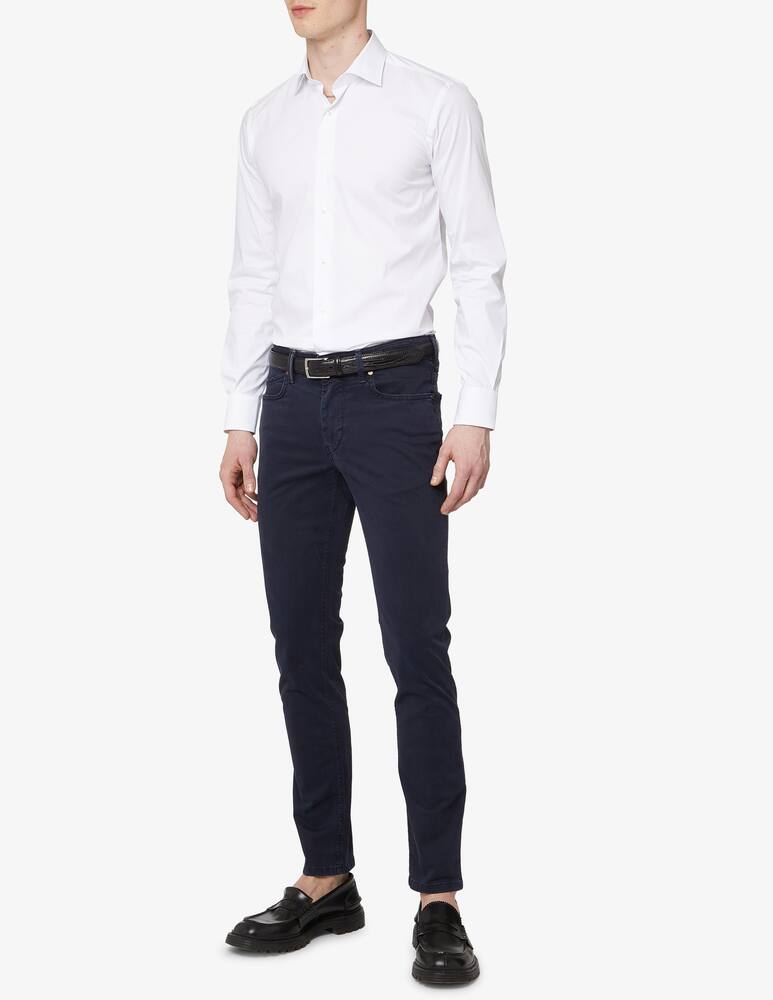 Re-HasH Gabardina all season 5 pocket pants - blue - picture 1 Re-HasH Gabardina all season 5 pocket pants - blue - picture 1
