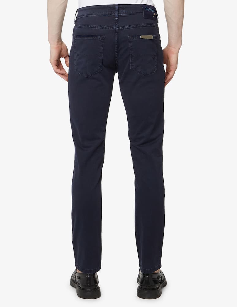 Re-HasH Gabardina all season 5 pocket pants - blue - picture 3 Re-HasH Gabardina all season 5 pocket pants - blue - picture 3