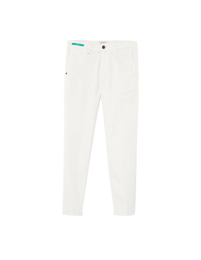 rinascente Re-HasH Tricot tencel mucha chino pant - white