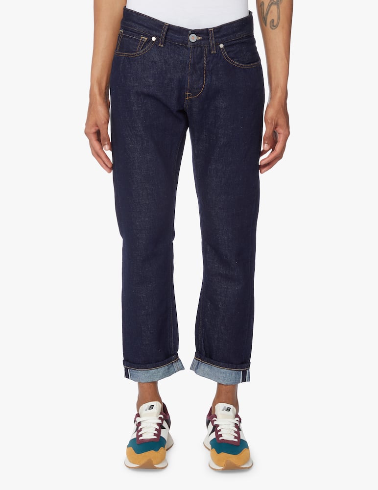 rinascente Tela Genova Cotton linen slim cosmy pants - multi