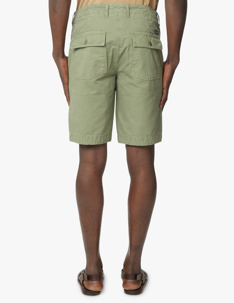 rinascente Tela Genova Short fatigue canvas federico - green