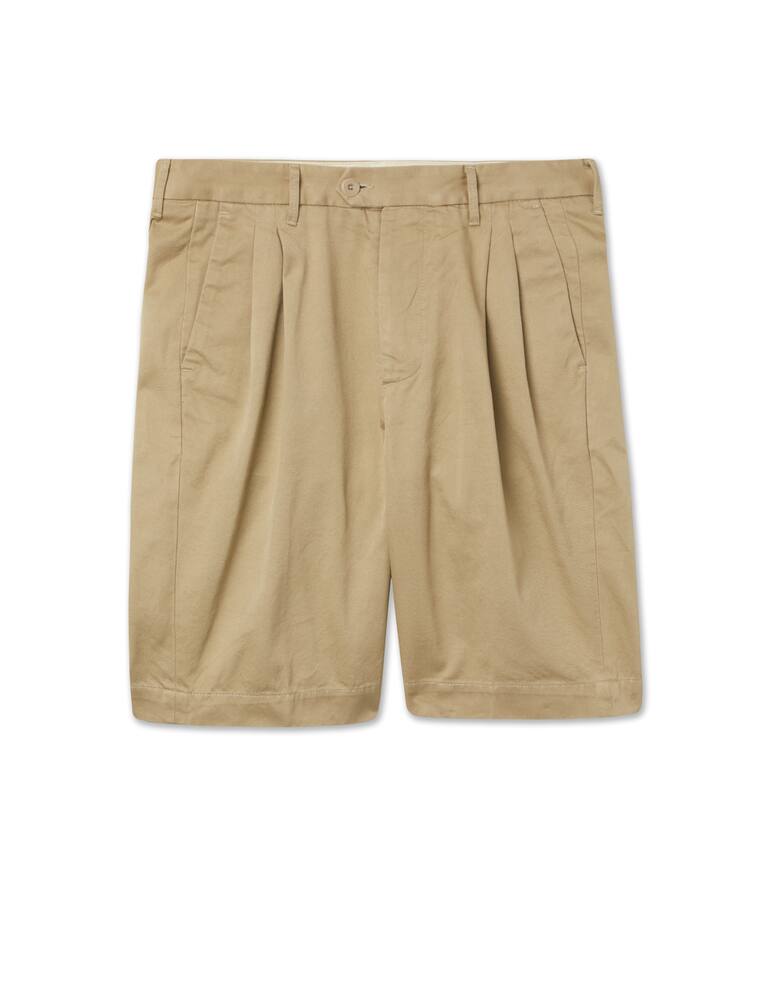 rinascente Tela Genova Bermuda 2pinces over damasco - beige