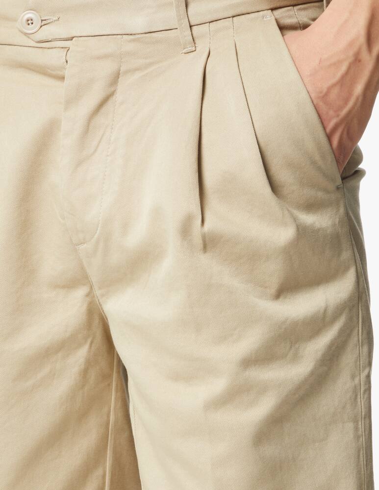 rinascente Tela Genova Bermuda 2pinces over damasco - beige