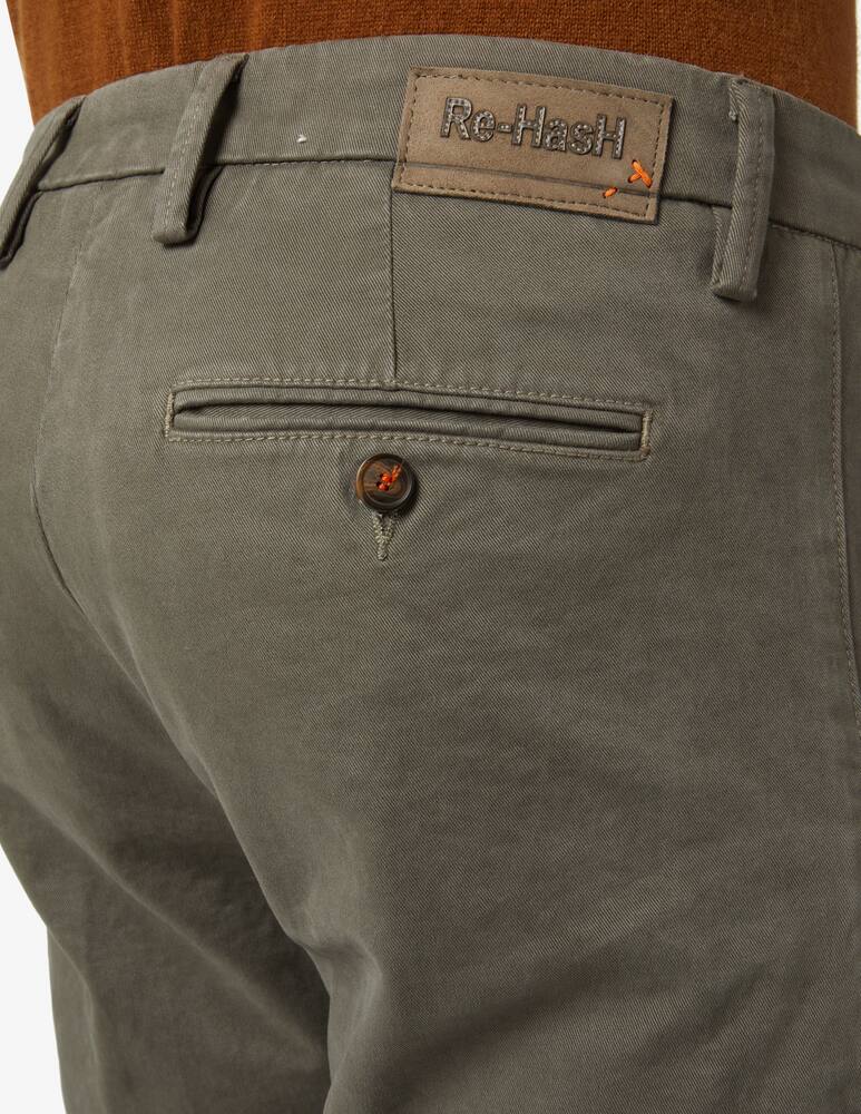 rinascente Re-HasH Pantaloni chino mucha gabardina - Verde
