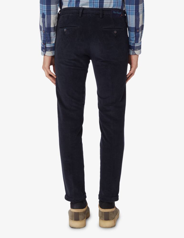 rinascente Re-HasH Mucha corduroy f chino pant - Blue