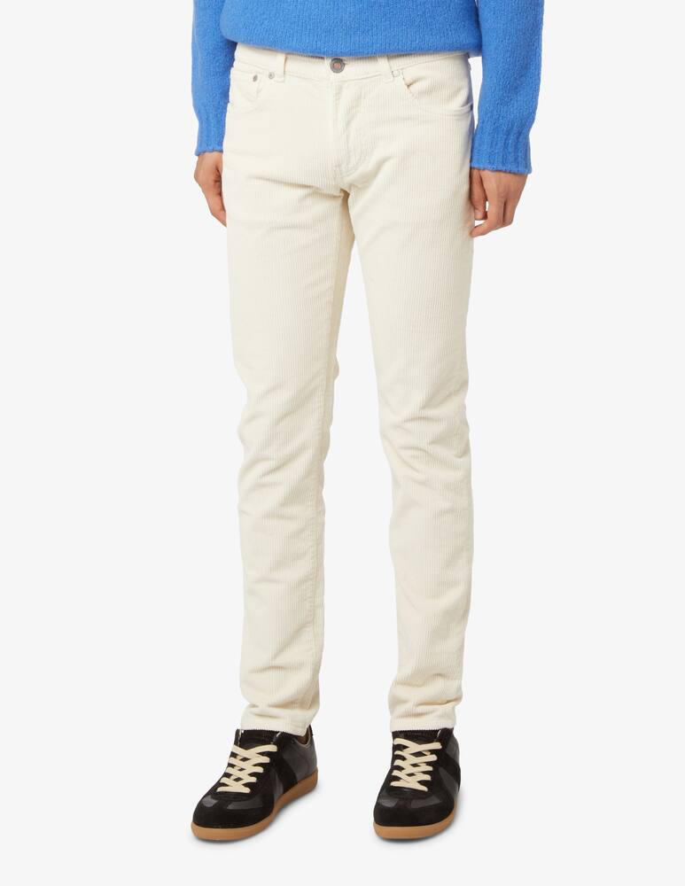rinascente Tela Genova Corduroy augusto 5pocket pant - Beige
