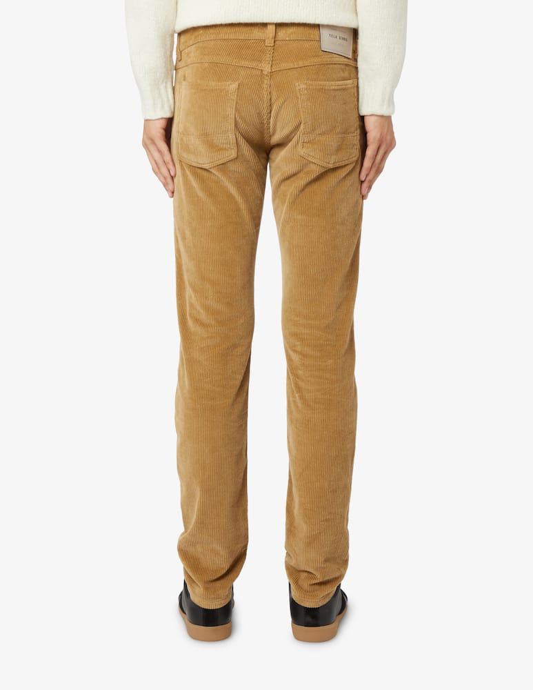 rinascente Tela Genova Corduroy augusto 5pocket pant - Beige