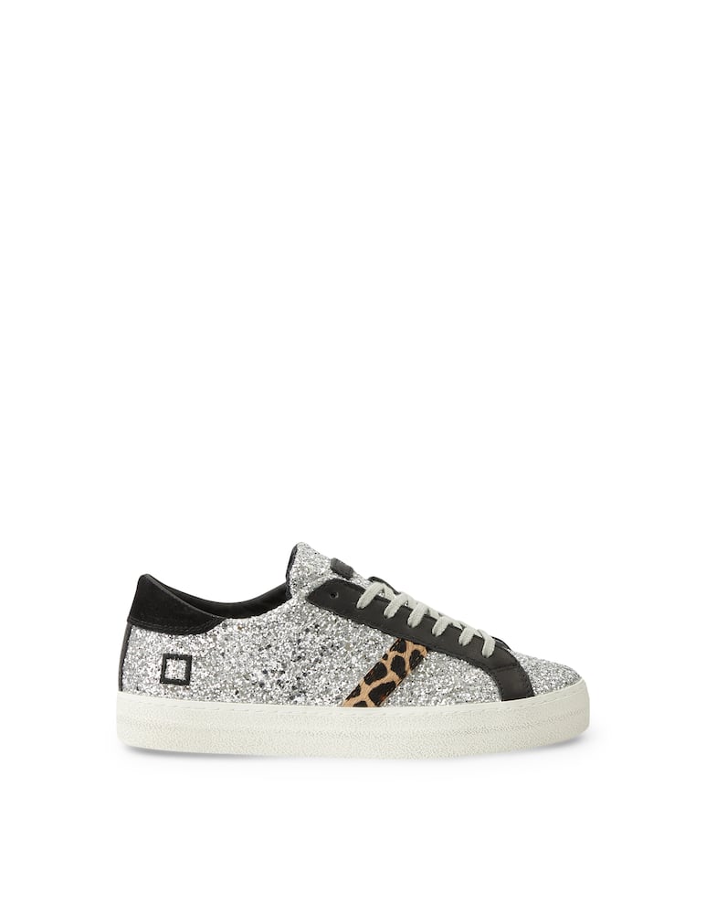 D.A.T.E. Low-top sneakers Hill Low Total Glitter Leo - picture 1 D.A.T.E. Low-top sneakers Hill Low Total Glitter Leo - picture 1