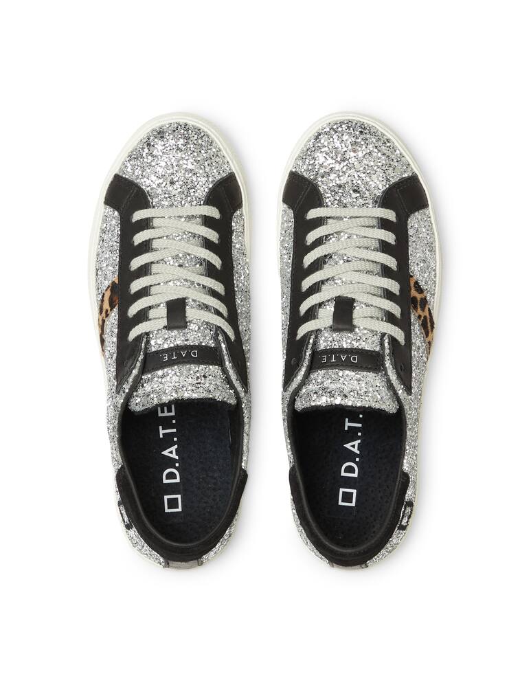D.A.T.E. Low-top sneakers Hill Low Total Glitter Leo - picture 3 D.A.T.E. Low-top sneakers Hill Low Total Glitter Leo - picture 3