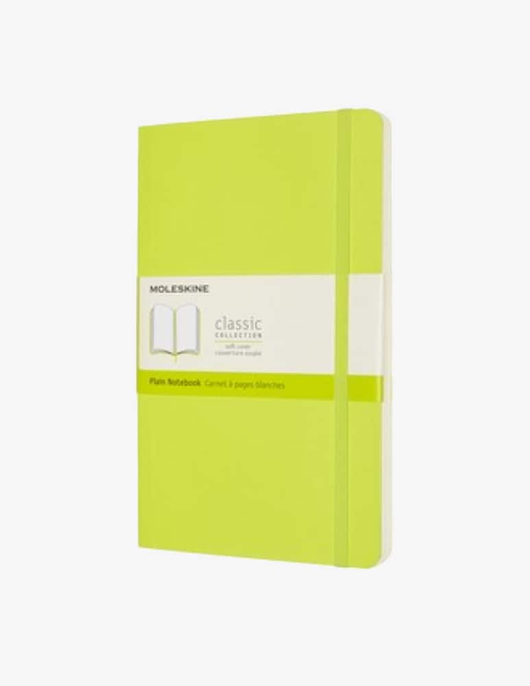 Moleskine Taccuino A Pagine Bianche L Copertina Morbida Lemon Verde - immagine 1 Moleskine Taccuino A Pagine Bianche L Copertina Morbida Lemon Verde - immagine 1