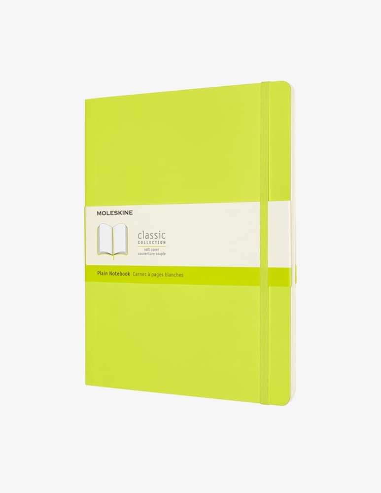 Moleskine Taccuino Classic A Pagine Bianche Xl Verde Limone Copertina - immagine 1 Moleskine Taccuino Classic A Pagine Bianche Xl Verde Limone Copertina - immagine 1