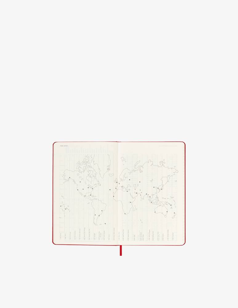 Acquista Moleskine 12 Mesi Giornaliera Large Rosso Hard Rosso su