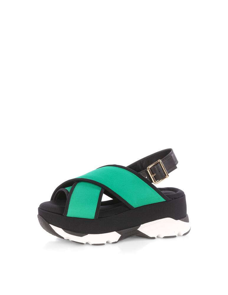 rinascente Marni Criss-Cross sandals with wedge