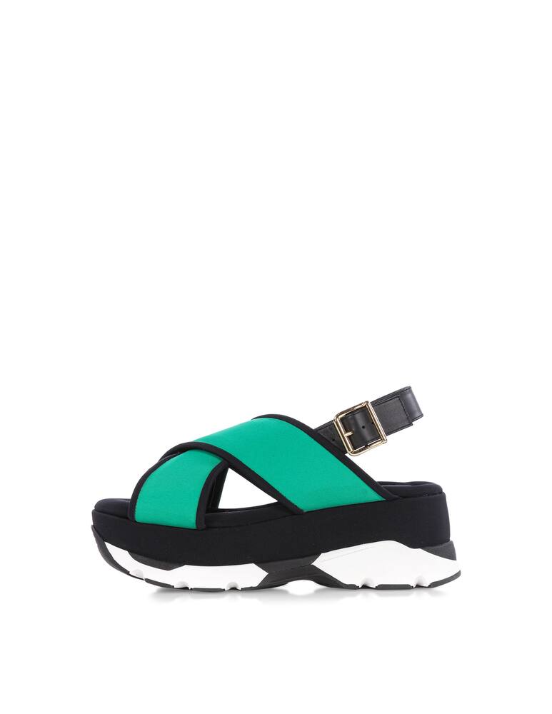 rinascente Marni Criss-Cross sandals with wedge