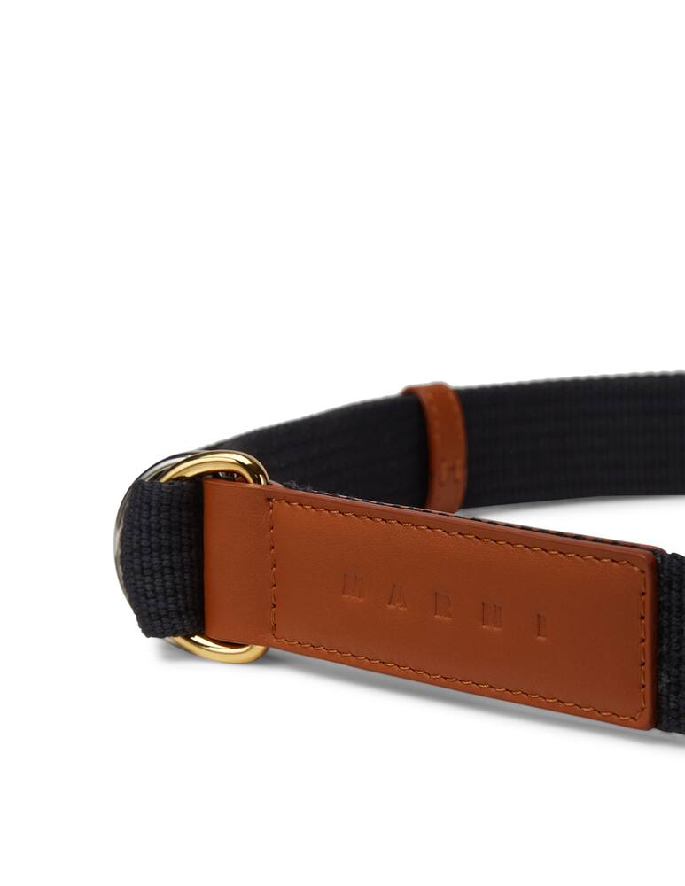 rinascente Marni Nylon and leather belt