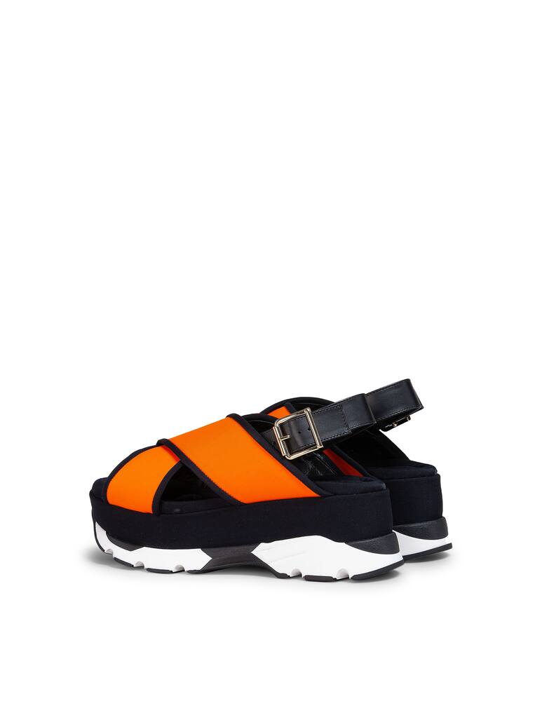 rinascente Marni Criss-Cross sandals with wedge