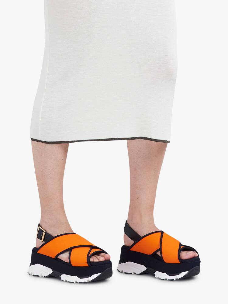 rinascente Marni Criss-Cross sandals with wedge