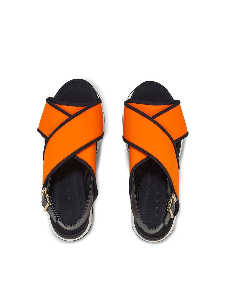 rinascente Marni Criss-Cross sandals with wedge