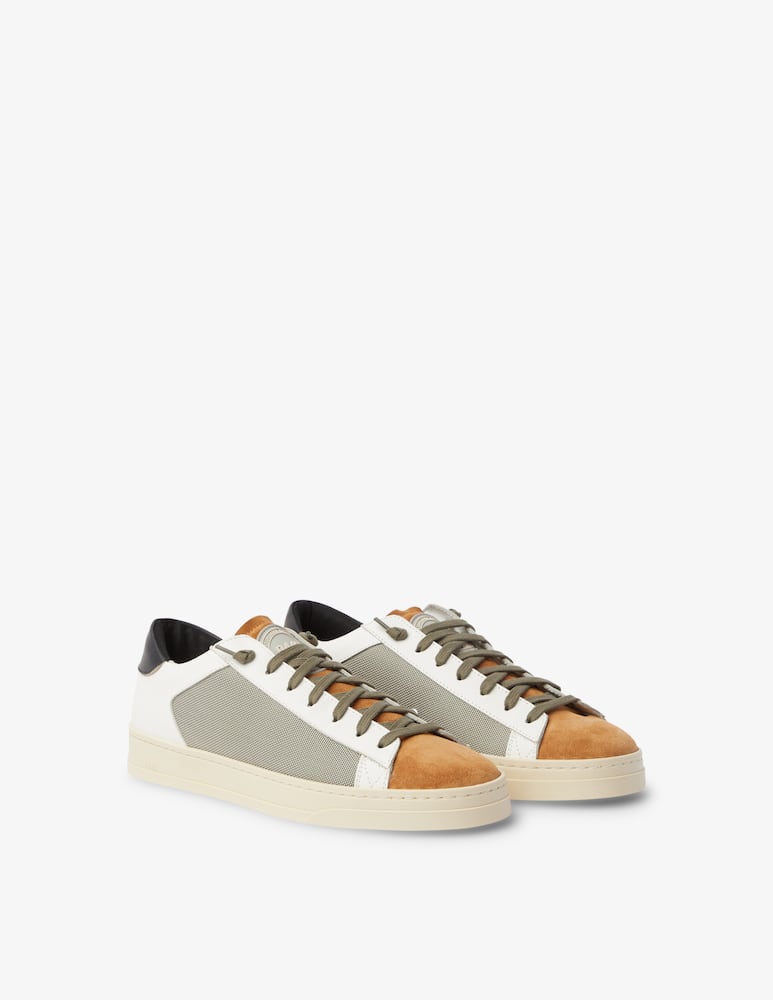 rinascente P448 Jack low top suede sneakers - Beige