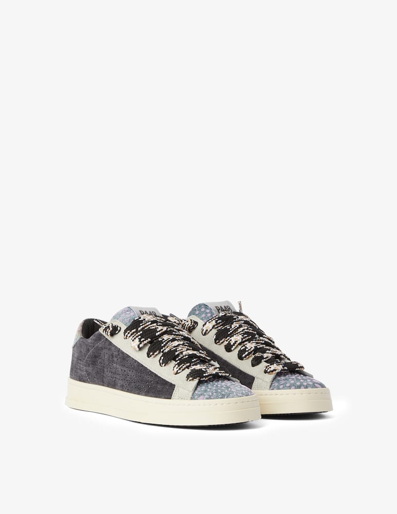 rinascente P448 Sneakers effetto denim Jack - Nero