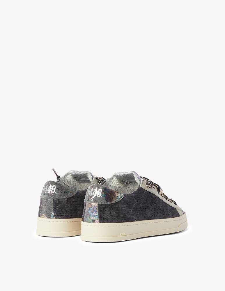 rinascente P448 Sneakers effetto denim Jack - Nero