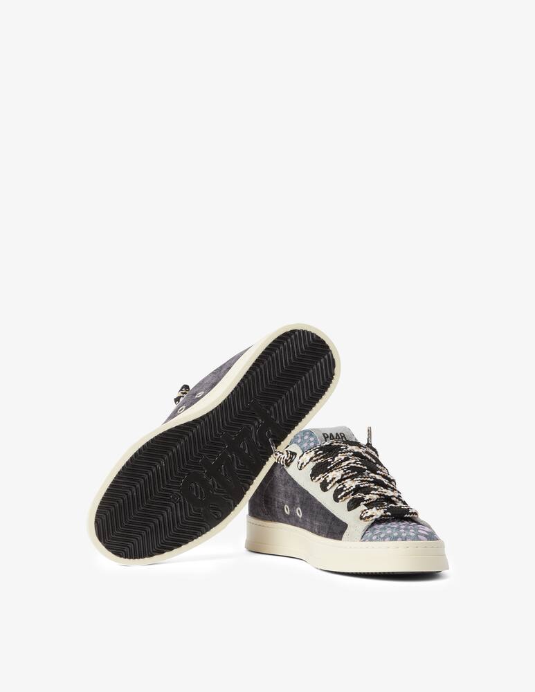 rinascente P448 Sneakers effetto denim Jack - Nero