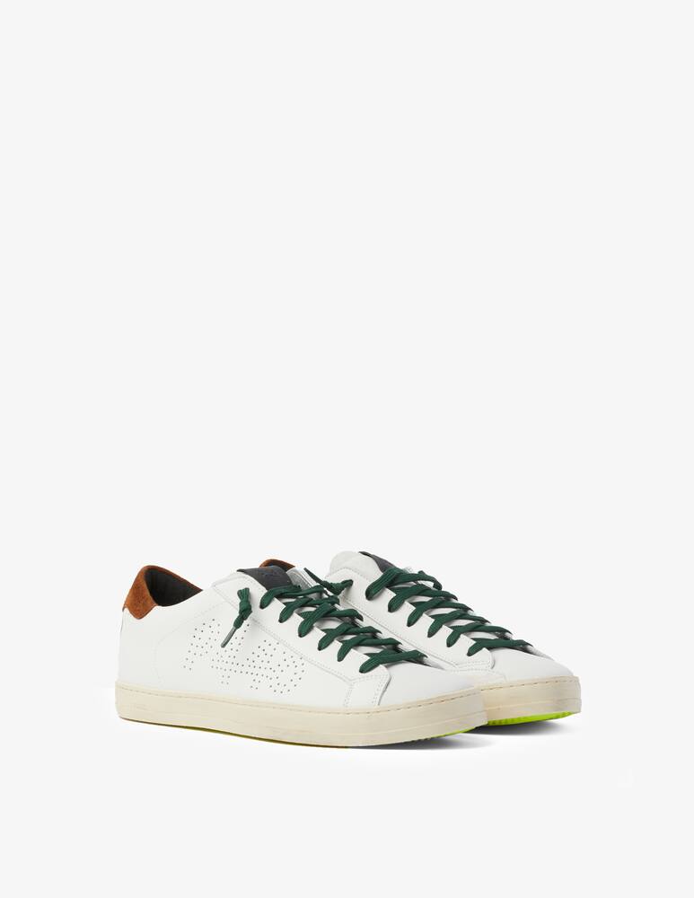 rinascente P448 Sneakers john puntale suede - Bianco