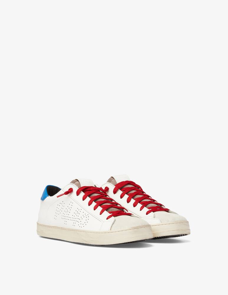 rinascente P448 Suede tip john sneakers - White