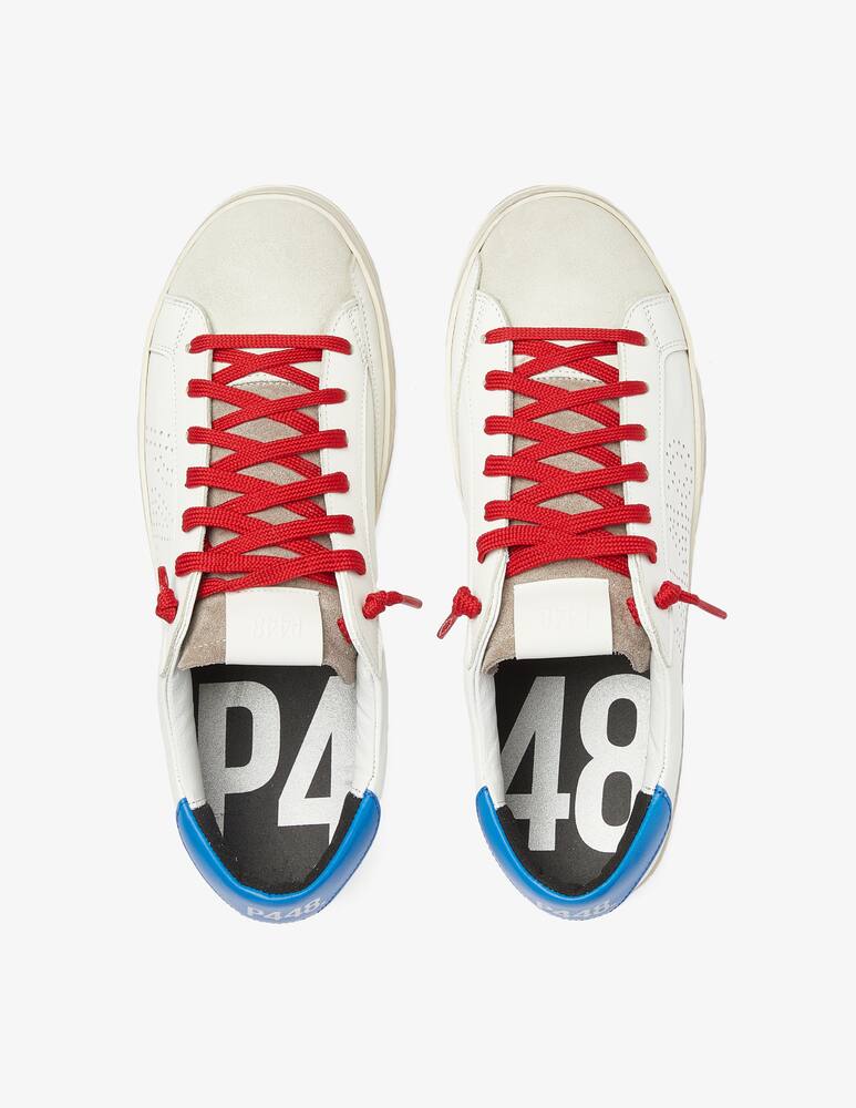 rinascente P448 Suede tip john sneakers - White