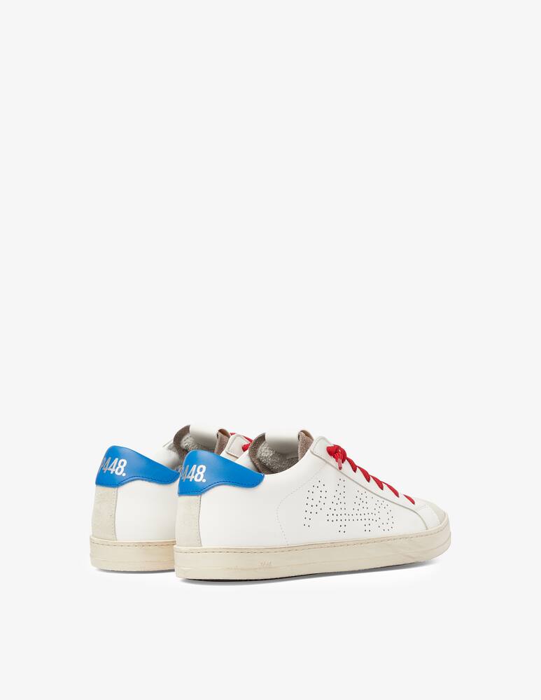 rinascente P448 Suede tip john sneakers - White