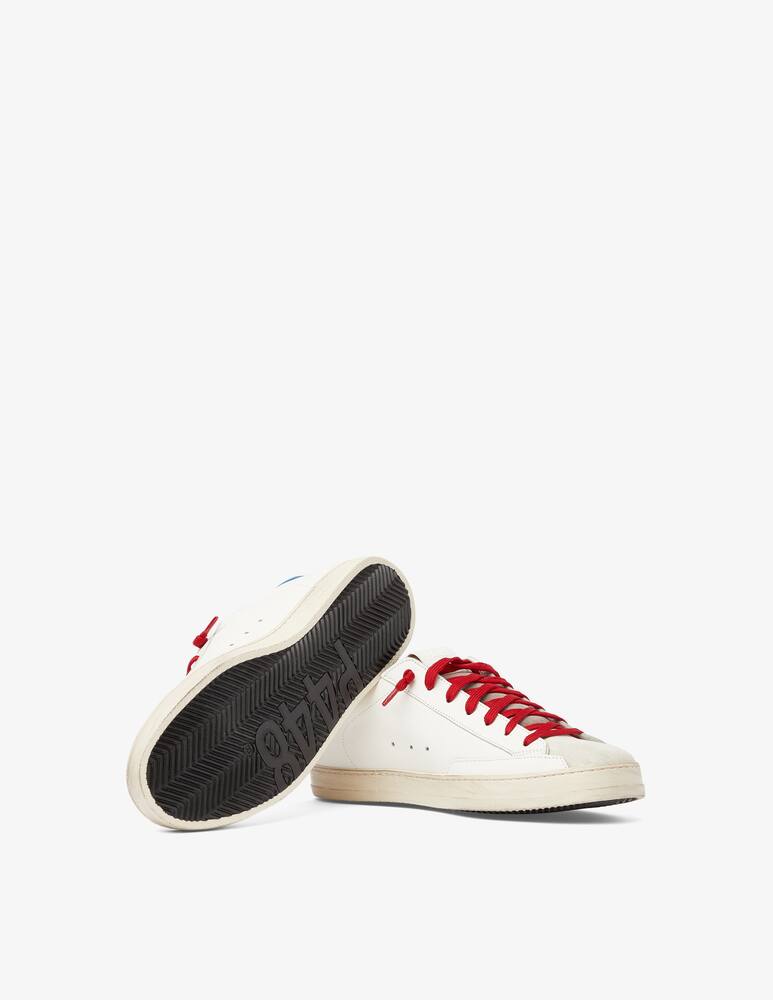 rinascente P448 Suede tip john sneakers - White