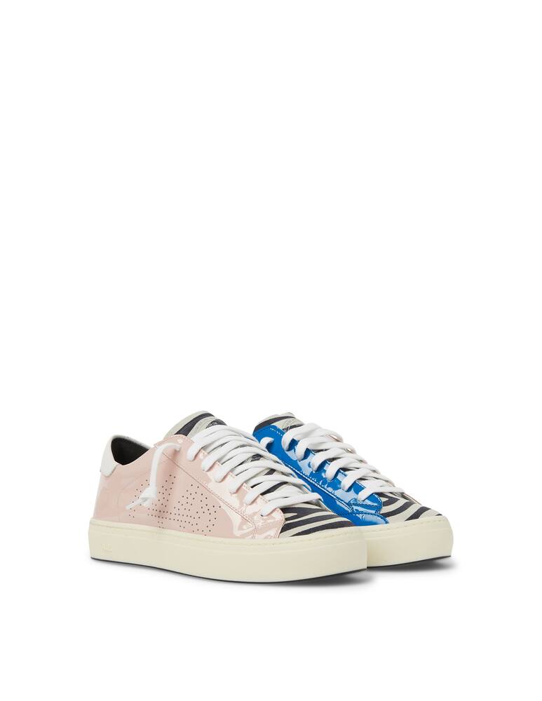 rinascente P448 Johnl-W double sole zebra low-top sneakers