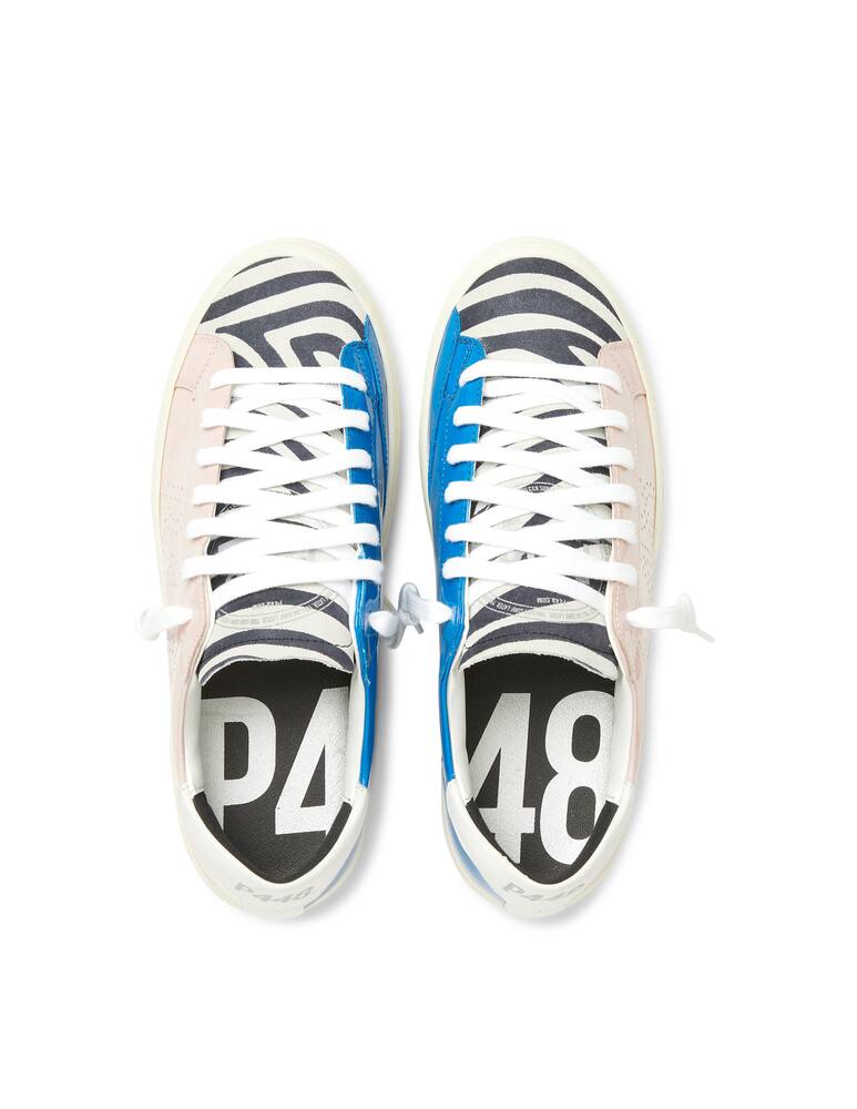 rinascente P448 Johnl-W double sole zebra low-top sneakers