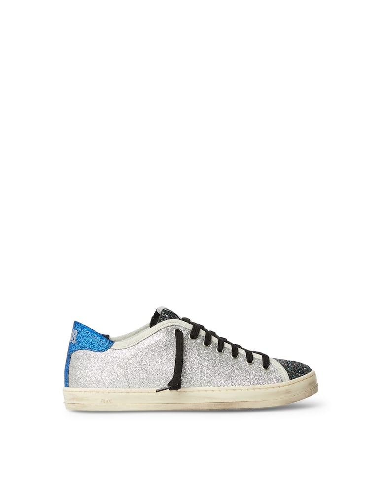 rinascente P448 Low-top sneakers with glitter tongue Johnny